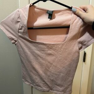 Wild Fable Blush Square Neck Tee